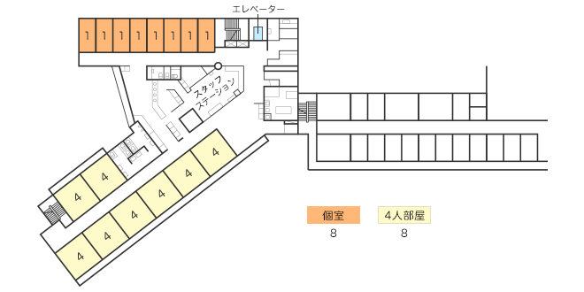 西館3階案内図